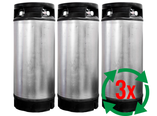 Corneliusfat Overhalt 19 Liter 2 Stk