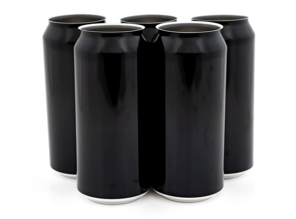 Sort ølboks 440ML - 162 Stk