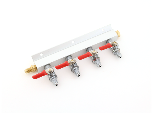 CO2 manifold med 4 uttak, MFL gjenger