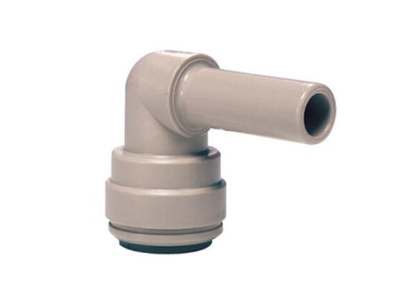 Hurtigkobling albue 3/8" hann til hunn
