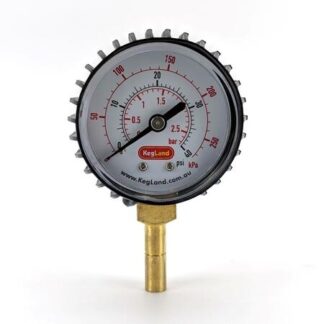 Manometer for 8mm hurtigkobling 0-40 psi – Presis trykkmåling med 8mm tilkobling. Perfekt for mindre trykkområder og lette applikasjoner.