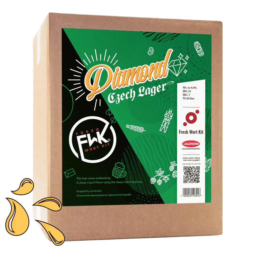 WEB_Image_Diamond_Czech_Lager_Fresh_Wort_Kit_fwk_diamond_czech_lager_01_v21776535883_plid_37660 FWK Diamond Czech Lager Fresh Wort Kit – komplett bryggekit for å lage tsjekkisk lager hjemme