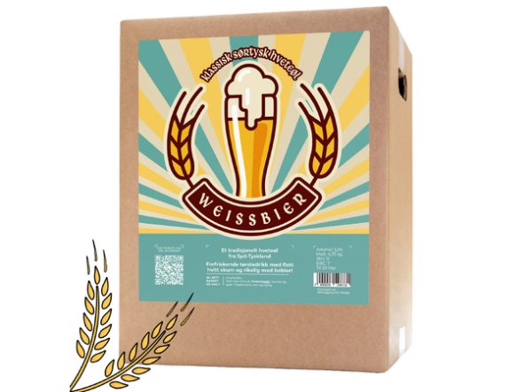 Weissbier Allgrain ølsett – komplett allgrain sett for hjemmebrygging av smakfull weissbier
